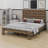 Wood Platform Bed Frame-365719978