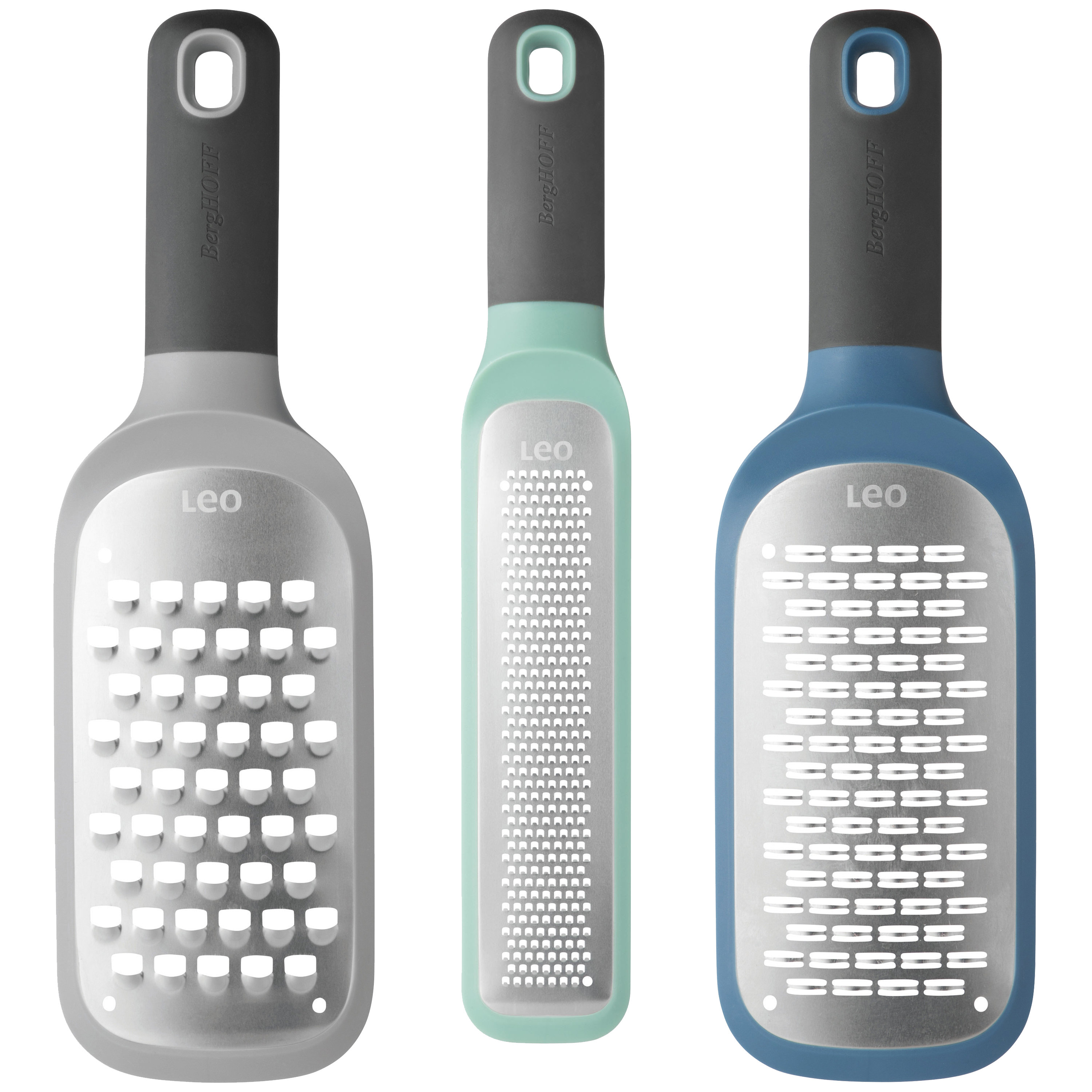 ColorLife Box Grater Set Of 5, 4-Sided Stainless Steel Cheese