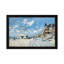 On the Beach at Trouville, 1870 by Claude Monet - 1 Piece Floater Frame Painting on Canvas-950999365-950999363