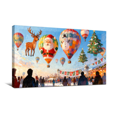 Christmas Christmas Balloons Santa Reindeer Snowman Tree