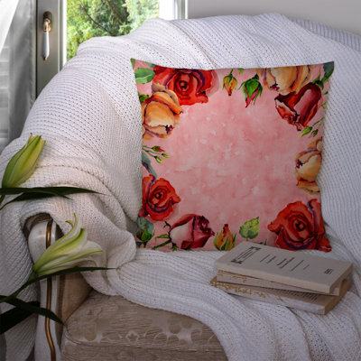 Roses Indoor/Outdoor Throw Pillow