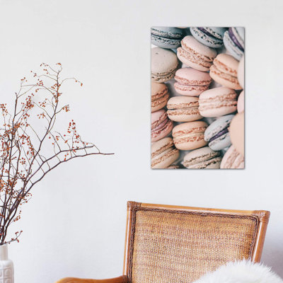 Pastel Macarons 1 Piece Wrapped Canvas Wall Art