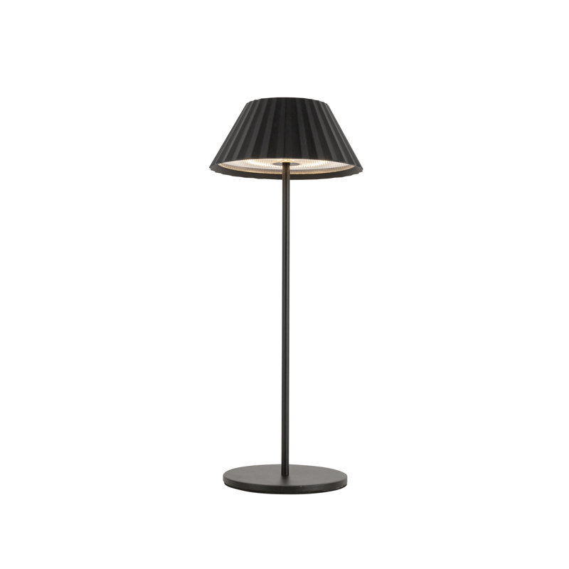 Zola LED Standard Table Lamp, Black