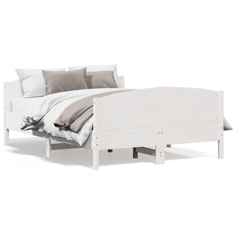 Noal Solid Wood Bed, King ( 150 x 200 cm)