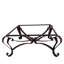 Table basse carrée en cuivre forgé à la main 48 po x 48 po