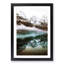Oeschinen Lake in Switzerland in Abstract - Picture Frame Graphic Art Print-55723757-55723756