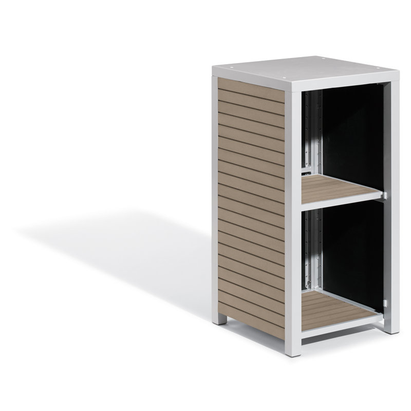 Valet Travira, Bois de teck rétro, H 42,25 po x l 21,25 po x P 21,25 po