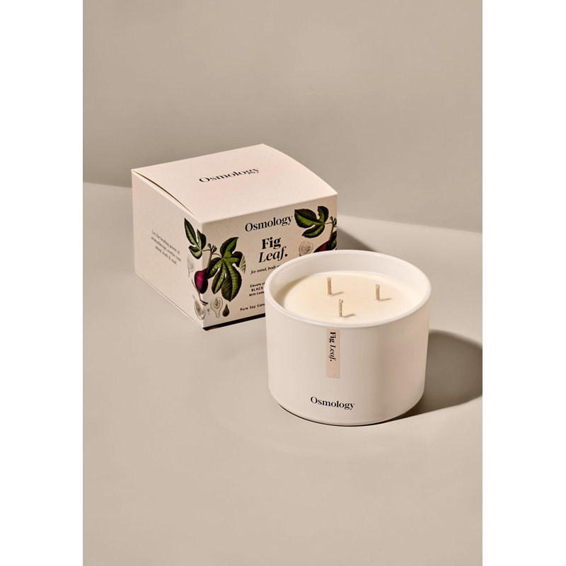 Fig Leaf Scented Triple Wick Candle