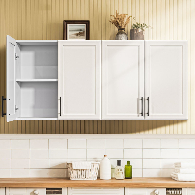 Armoire à linge murale 48 ", Blanc