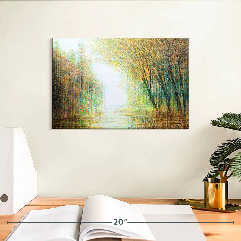 Avery Ethereal Autumn Woodland, H 8 po x l 12 po