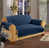 Navy Blue Microfiber/Microsuede