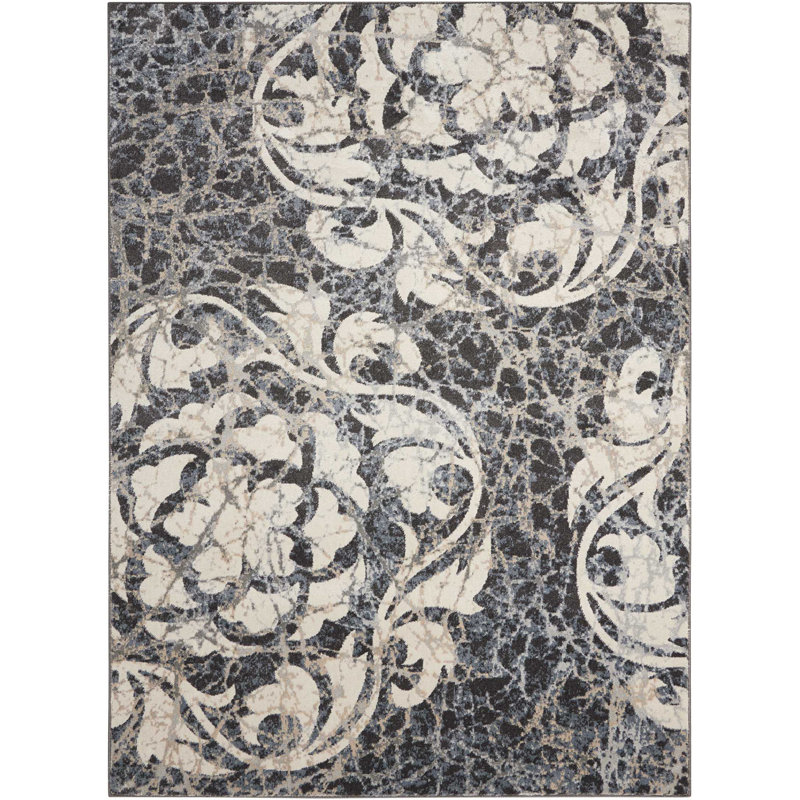 Shanana Floral Indoor Rug, Rectangle 3'10" x 5'10"