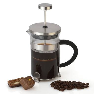 Gibson 4-Cup Mr Coffee Polka Dot Brew French Press Coffee Maker with Scoop  & Reviews