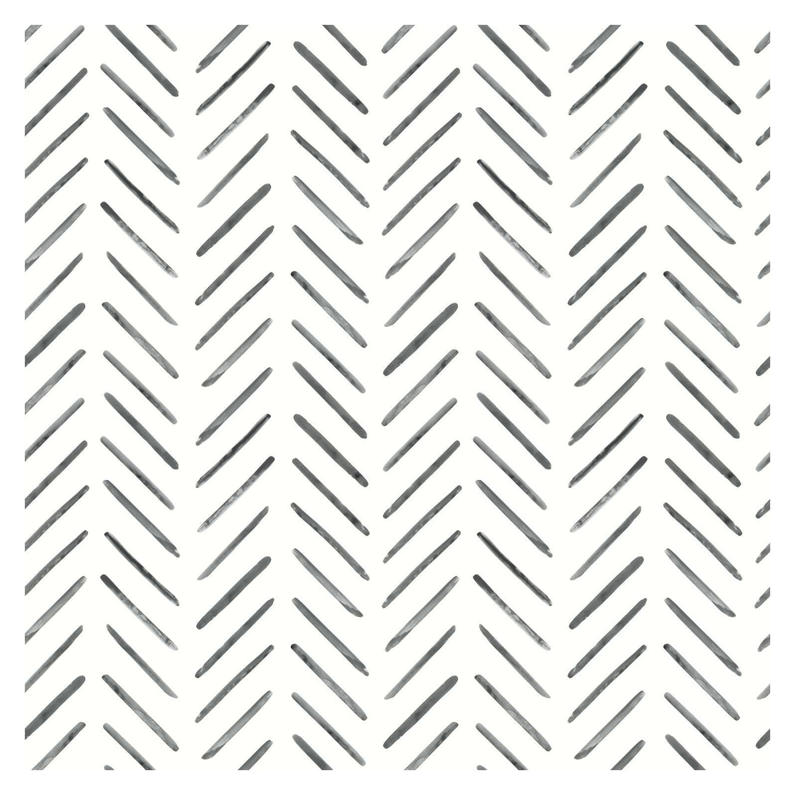 Pre-Pasted Paper Wallpaper Roll , Black