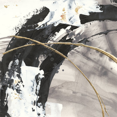 Gilded Arcs II Crop by Chris Paschke - Wrapped Canvas Painting
