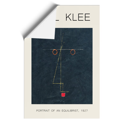 Portrait of an Artist Print by Paul Klee - Frameless Print