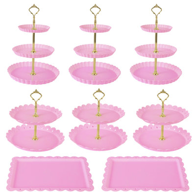 Nonstick Muffin & Cupcake Pan – Durable Pink Bakeware for Home, Easy Clean, Even Heating – Ideal for Baking Muffins & Cupcakes – Size: 15/20/25 cm, Color: Pink
