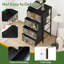 Commode de rangement verticale 4 tiroirs