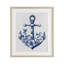 Toile à motif ancre, reproduction encadrée sous verre, design avec lettres et doublure-258782218-258782220