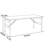 Vintage rectangular family dining table-111615767