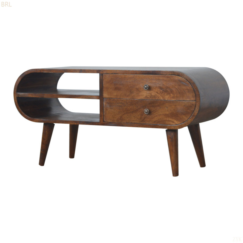 Unité média circulaire Chestnut