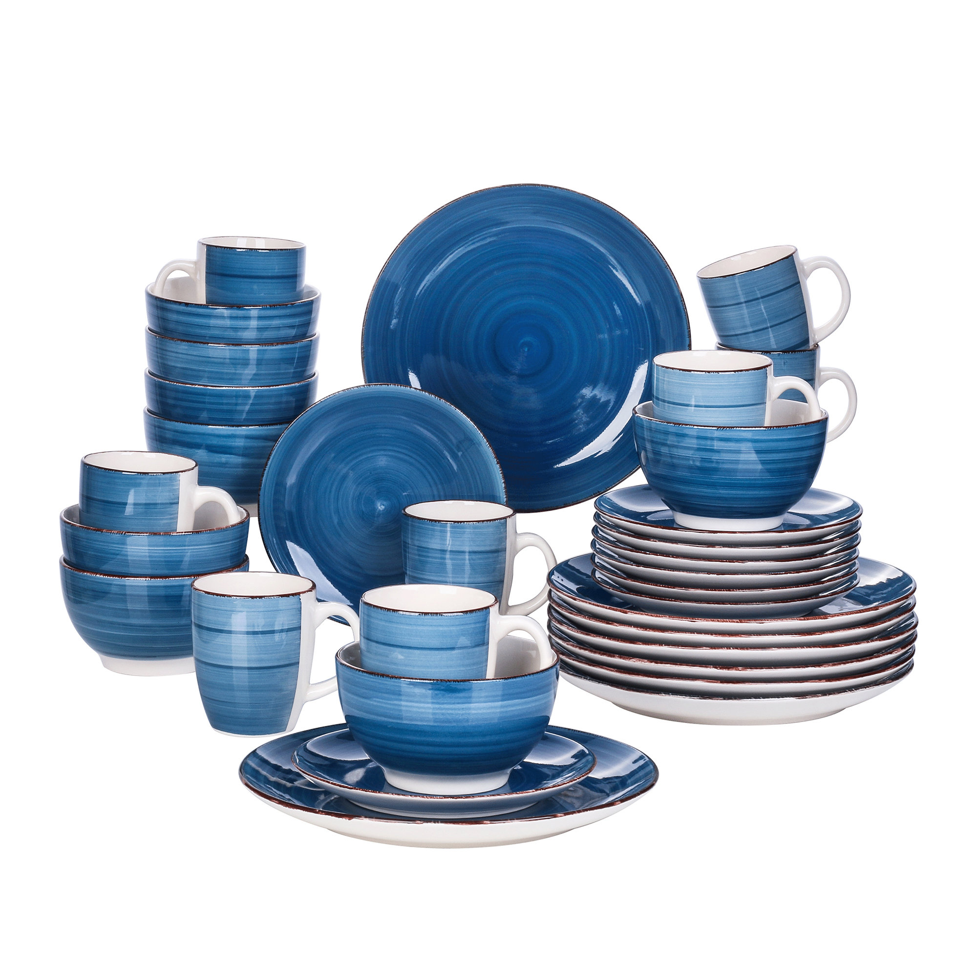 17 Stories Kaj 32 Piece Dinnerware Set, Service for 8 & Reviews | Wayfair