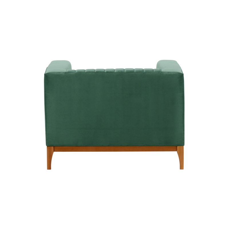 Bullis Velvet Armchair, Aveo, Azur blue