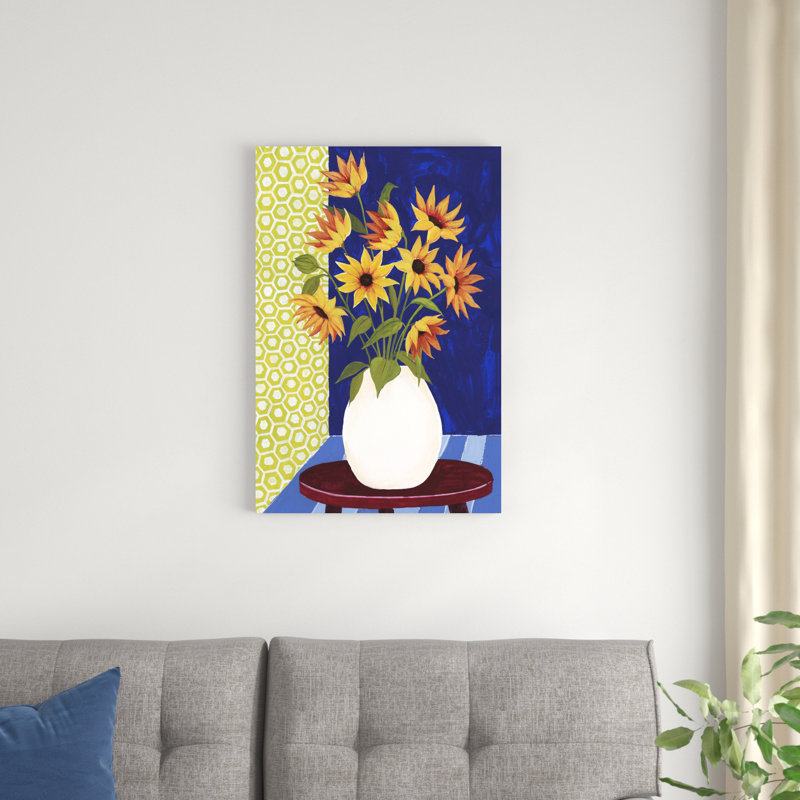 Fleurs pour le vendredi I, H 30 po x l 20 po x P 1,25 po