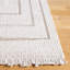Tapis géométrique tissé à la machine crème-845888154