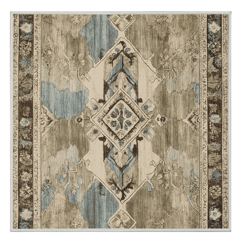 Legacy Flourish Rug, Square 6'