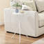 Table d'appoint ronde sur pied de 56,4 cm de hauteur, mini table d'appoint idéale pour les petits espaces-1039801331-1039801294-1039801335
