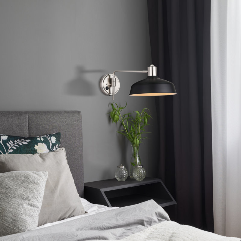 Bello Steel Swing Arm Sconce
