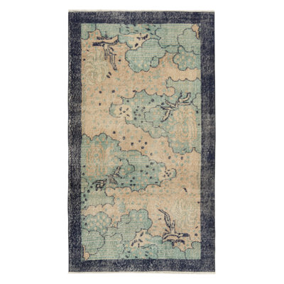 One-of-a-Kind 3’10” X 6’8” Hand Knotted Area Rug