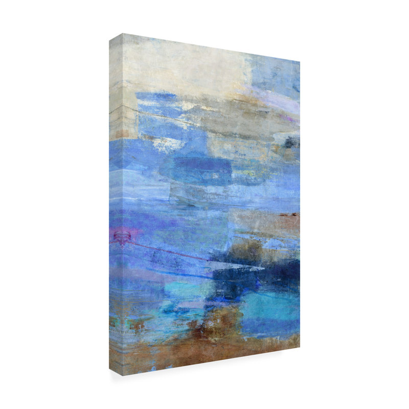 Art sur toile «bolus Suzanne Nicoll Blue Wave 2», H 24 po x l 16 po
