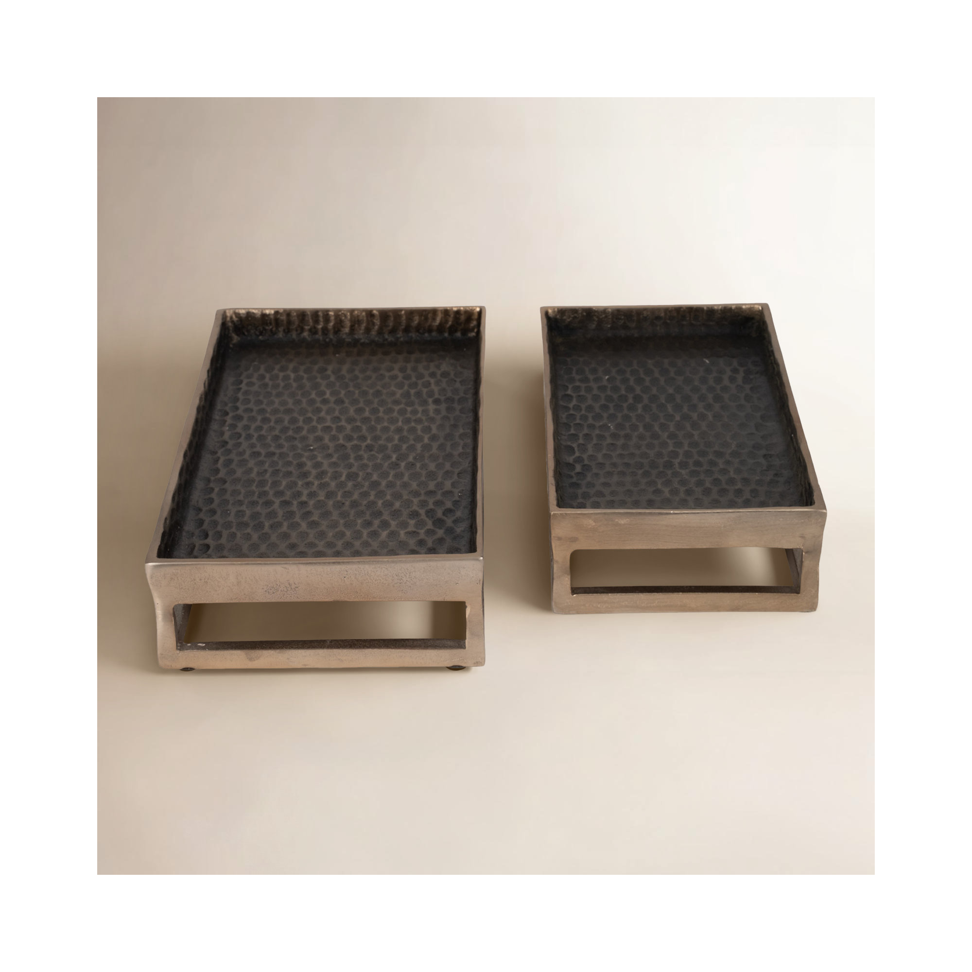 Arlis Aluminum Tray - Set of 2