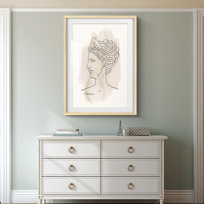 New Air II - Toile tendue avec châssis, Naturel, H 28,5 po x l 20,5 po