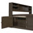 Antique Brown Daybed With 2 Bedside Cabinets, 4 Drawers And Designed Upper Shelves, Full Size & Enchanting Shelves In Color-393664127