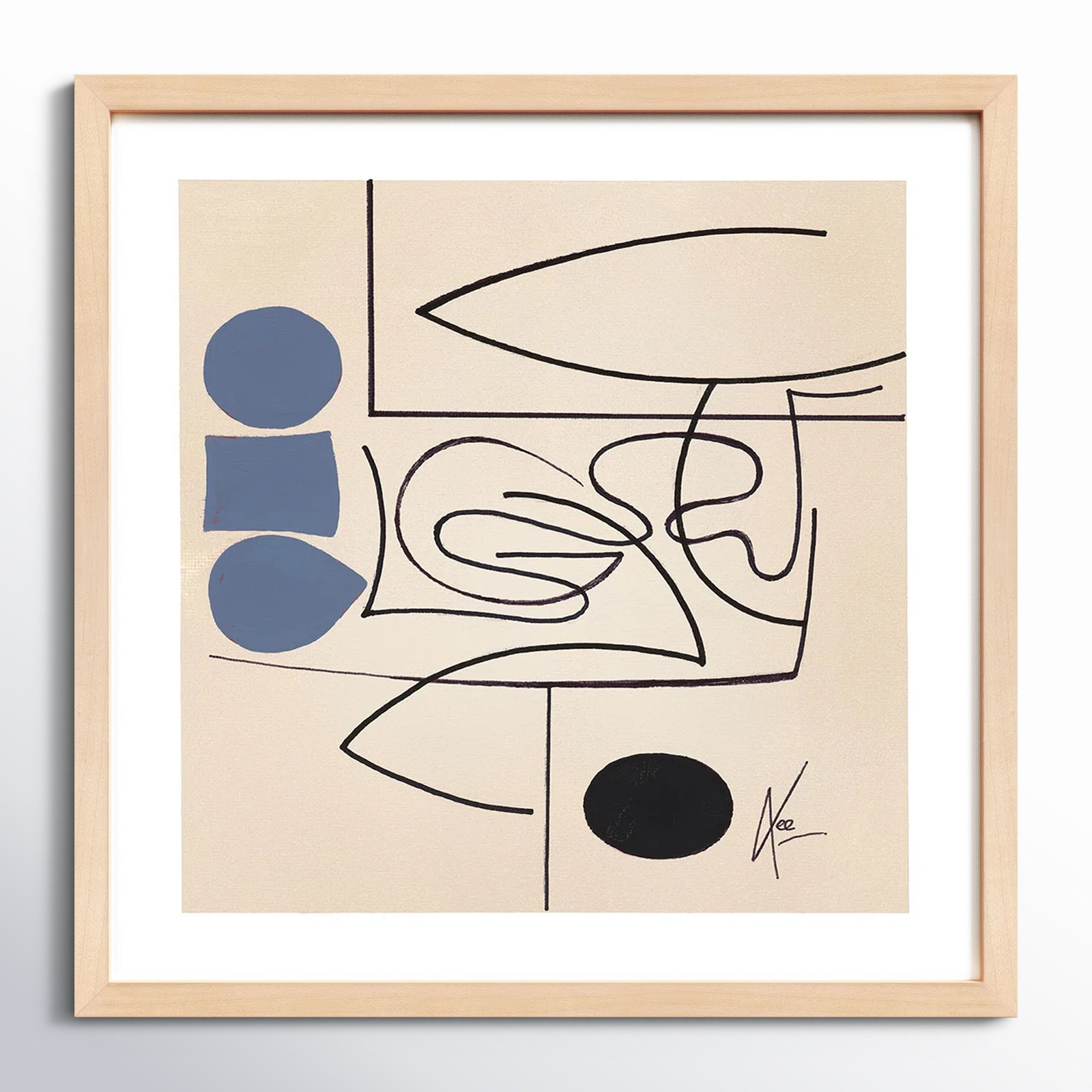 Reflection 2 by Lee Lessem, Brown, 44" H x 44" W x 1.25" D