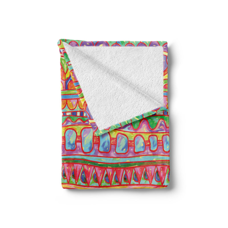 Hand Woven Throw Blanket, 50" x 60"