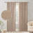 Chenille Blackout Back Tab Curtain Pair(2 panels)-146313421-146313410