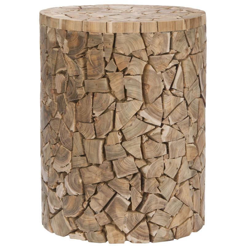 Tabouret d'appoint en bois massif