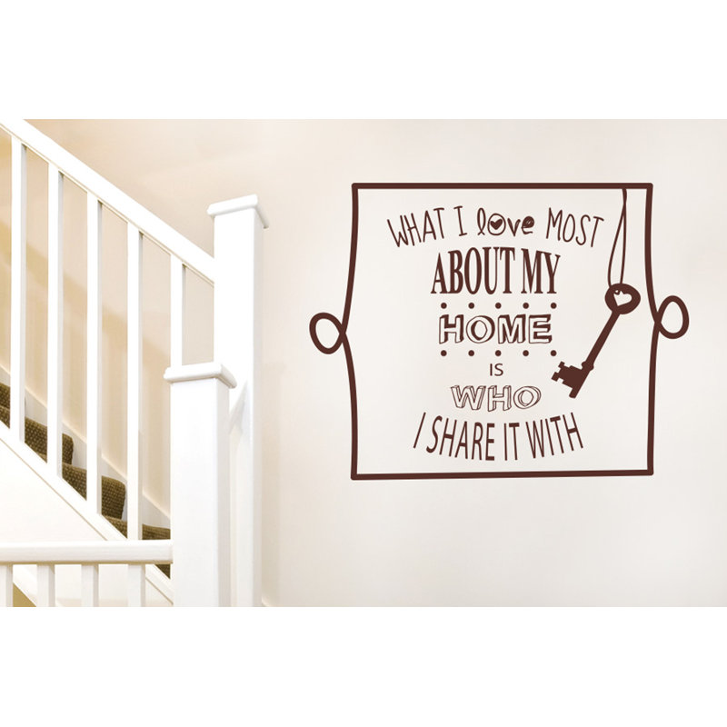Wall Decal, Brown, Large