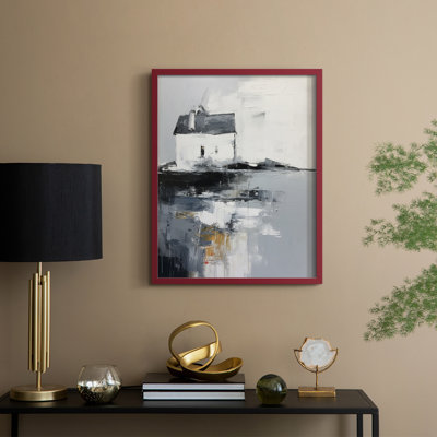 «NAUTICAL Series», reproduction encadrée en bois massif