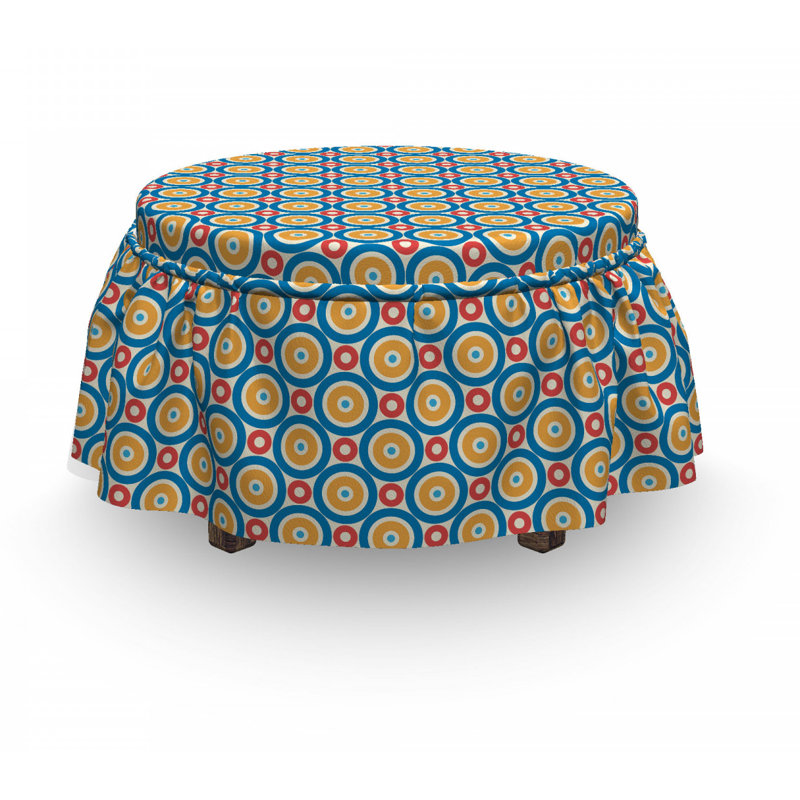 Box Cushion Ottoman Slipcover