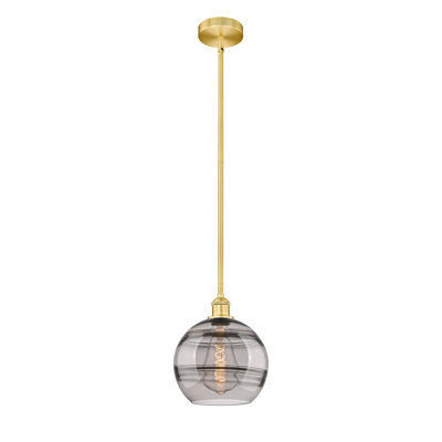 Edison Bienes 1 Light 6" Stem Hung Mini Pendant-616-G556