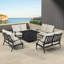 Paili 8 - Person Patio Conversation Set with Cushions-299267383