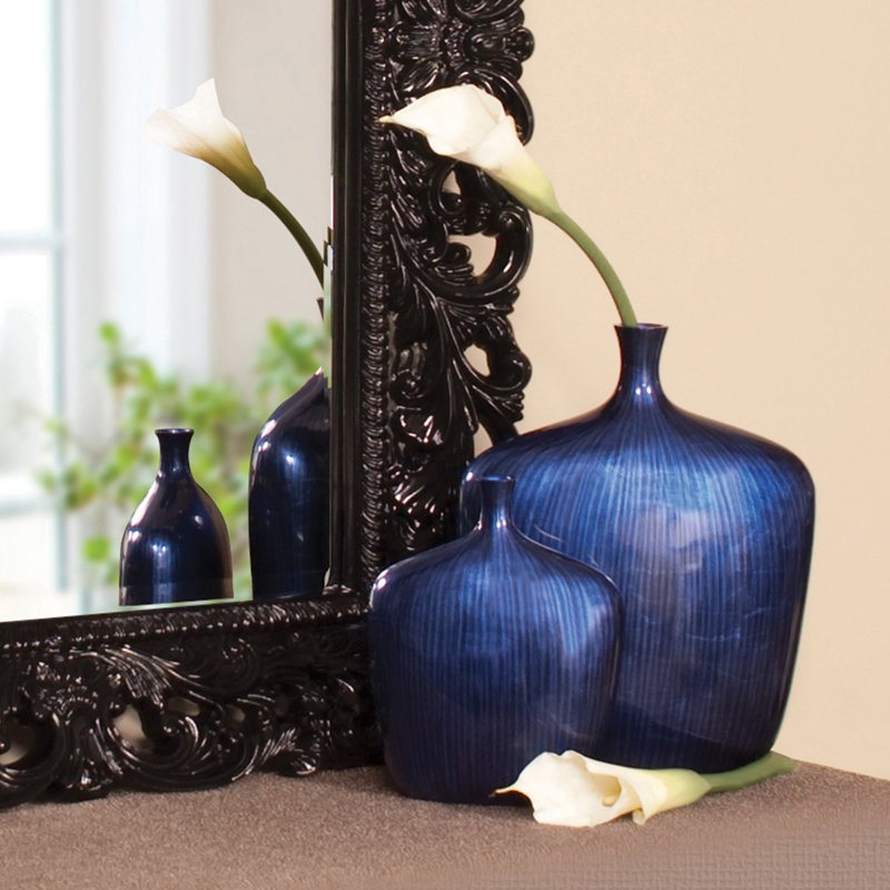 Handmade Wood Table Vase, 10" H x 8" W x 8" D