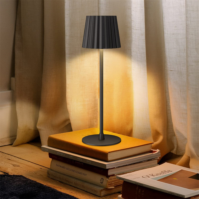 URBNLIVING Metal Table Lamp, Black