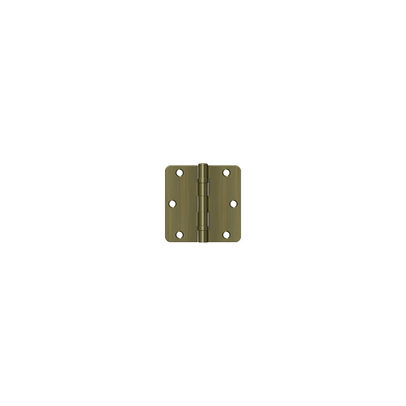 64'' x 64'' Steel Surface Mount Hinge, Antique Brass