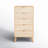 Raenada Natural 5-Drawer Cane Chest